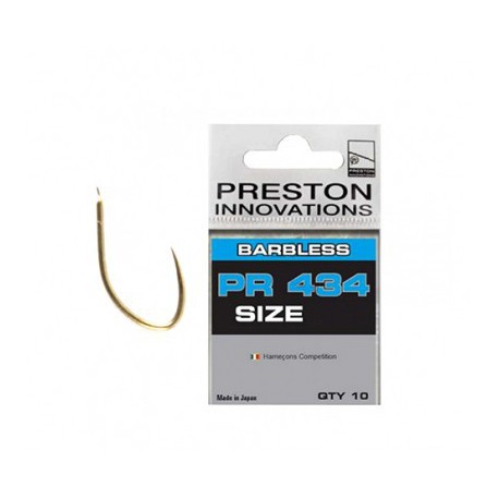 Preston PR 434 Barbless Size 22