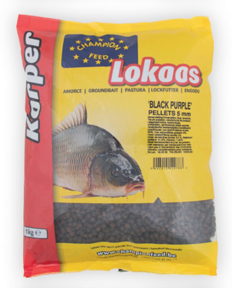 Champion Feed 7 mm Black Purple Pellets